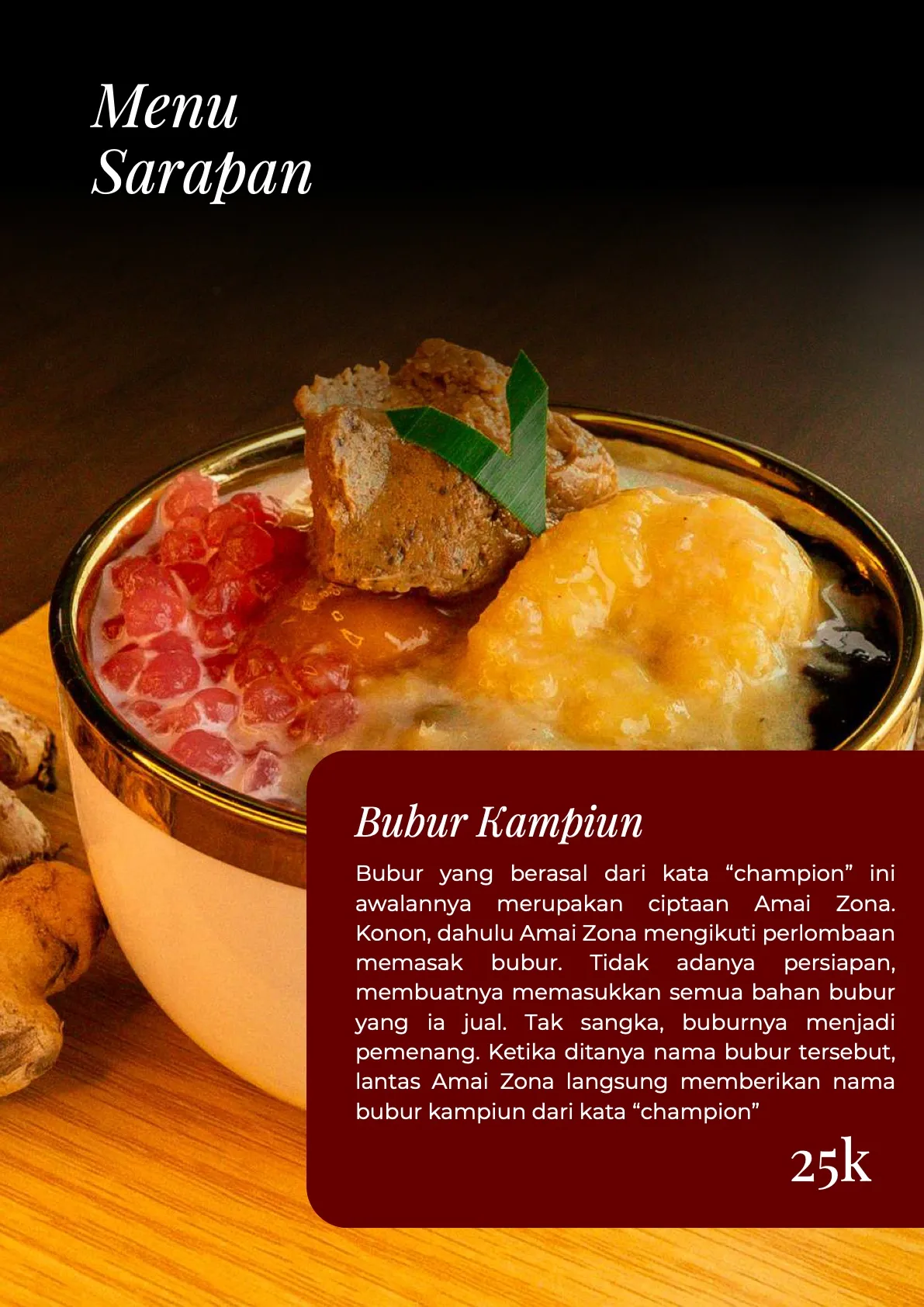 Buku menu Bopet Uda, halaman 3