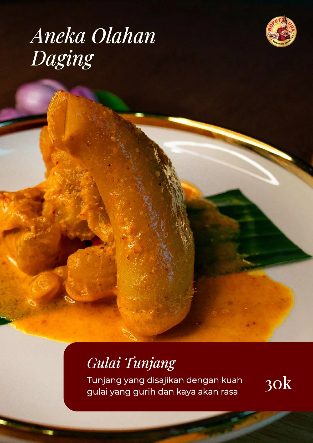 Buku menu Bopet Uda, halaman 8