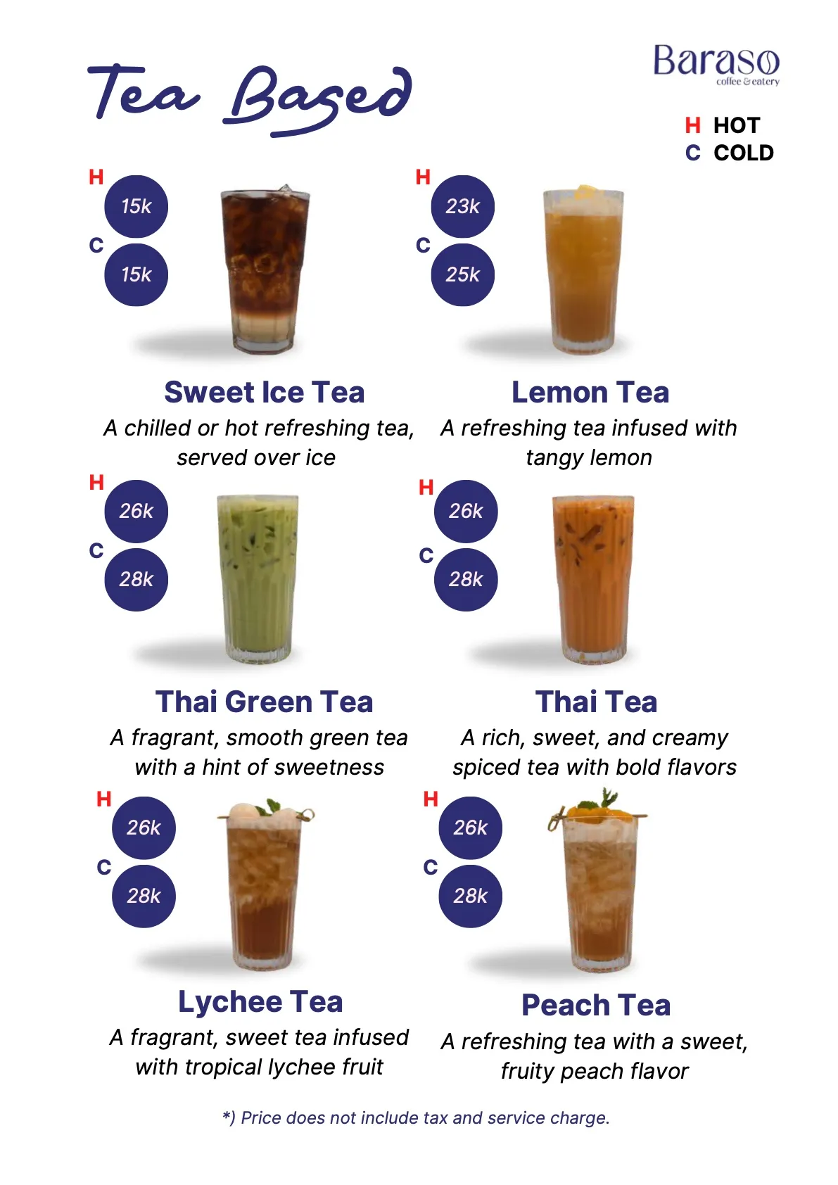 Buku menu Baraso Coffee, halaman 9