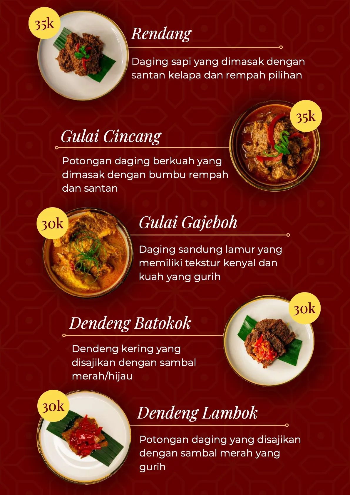 Buku menu Bopet Uda, halaman 9