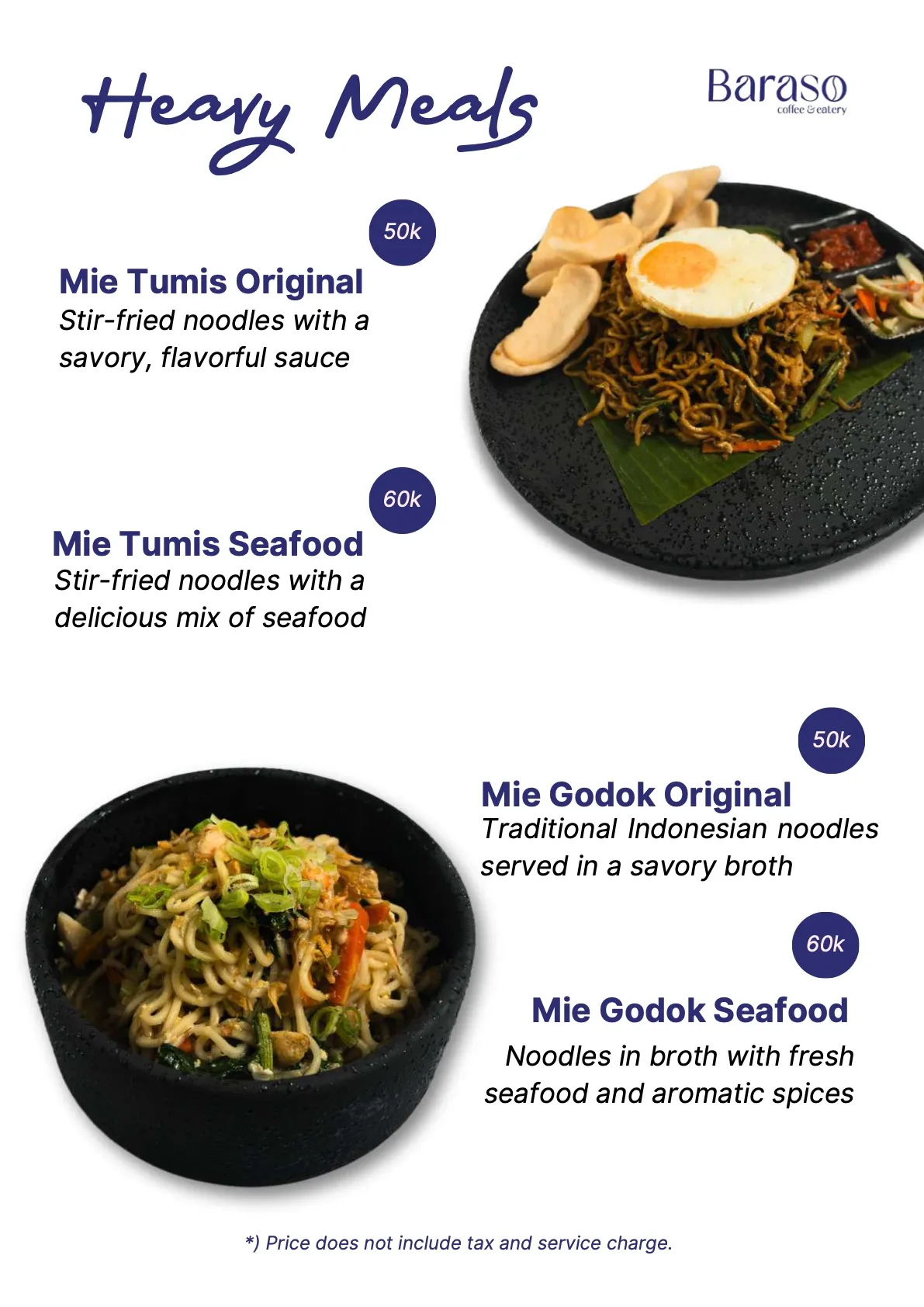 Buku menu Baraso Coffee, halaman 18