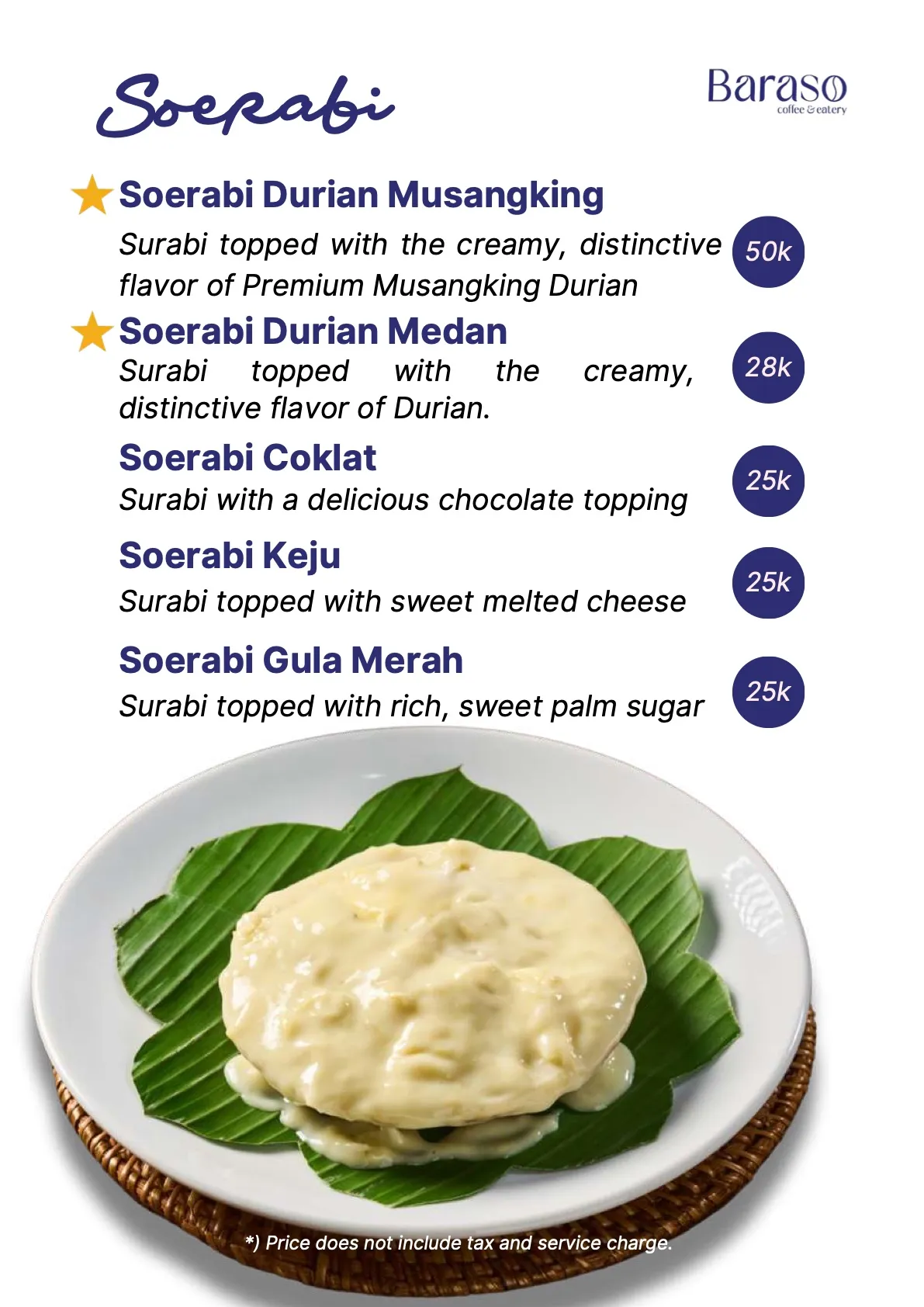Buku menu Baraso Coffee, halaman 21