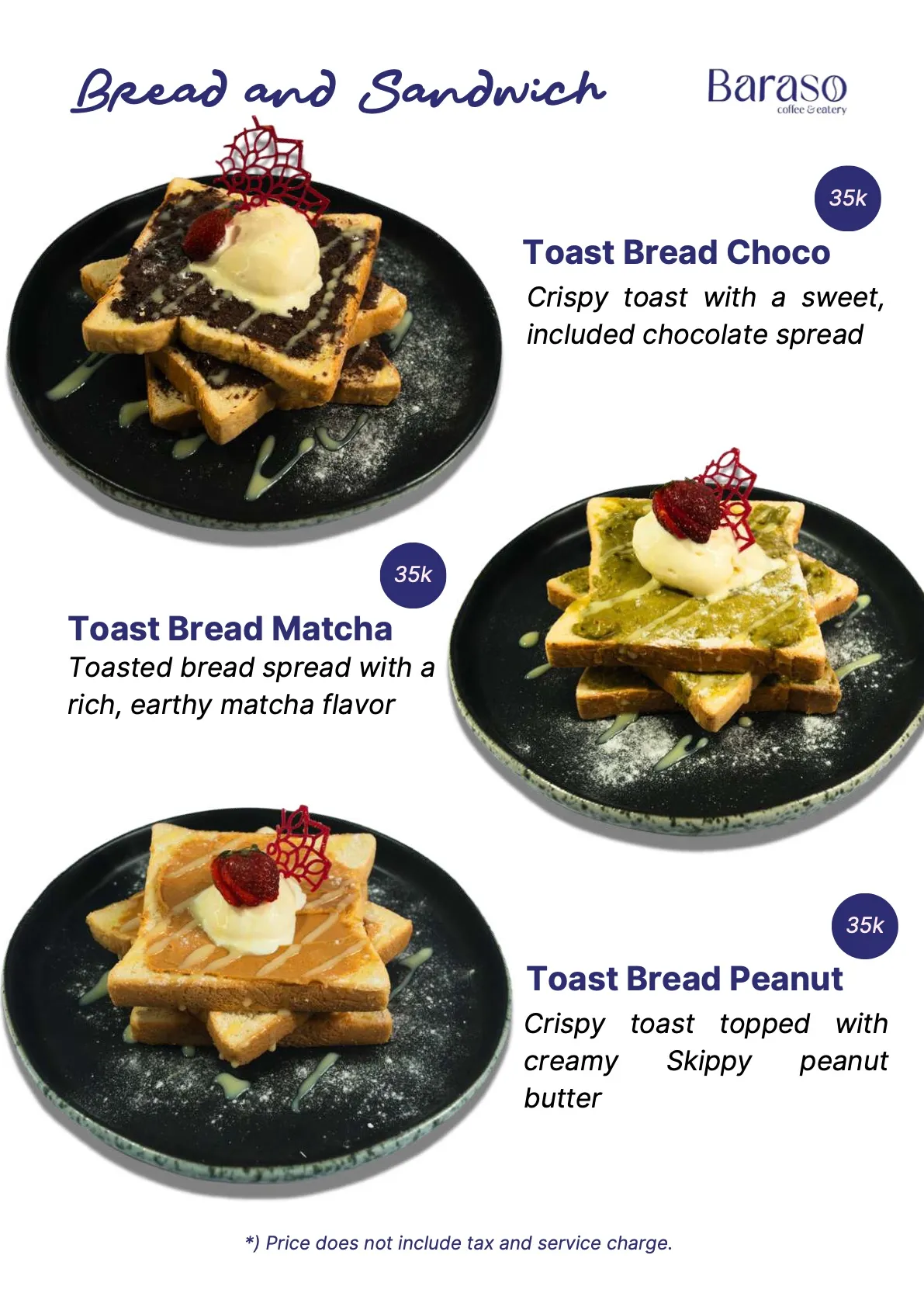 Buku menu Baraso Coffee, halaman 24